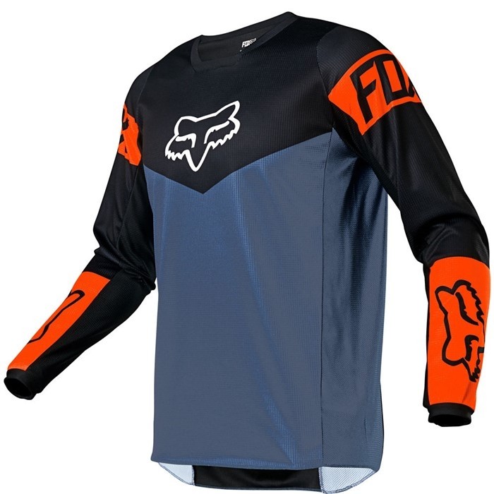Мотоджерси подростковая Fox 180 Revn Youth Jersey (Blue Steel, YXL, 2021)