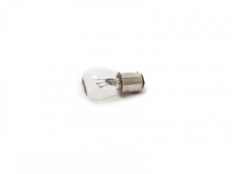 Лампа стоп сигнала S25 12V 21/5W цоколь 2 конт. прозрачная  CN