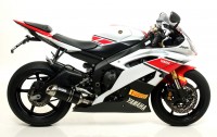 Глушитель Arrow Street Thunder Aluminium Dark - Yamaha YZF-R6 2008-16