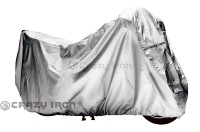 Чехол для мотоцикла CRAZY IRON 2200х1040х840 (S) серебристый