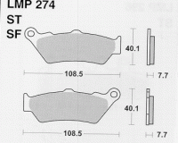 Колодки дискового тормоза AP Racing LMP274 ST  (FDB2006 / FA209)
