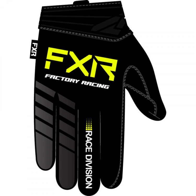 Мотоперчатки FXR Prime MX Glove 23-Black/HiVis-L