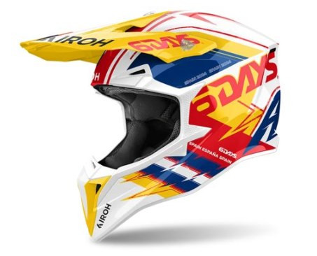 Шлем кроссовый Airoh Wraaap 6 Days Spain M
									купить с доставкой Шлем кроссовый Airoh Wraaap 6 Days Spain M