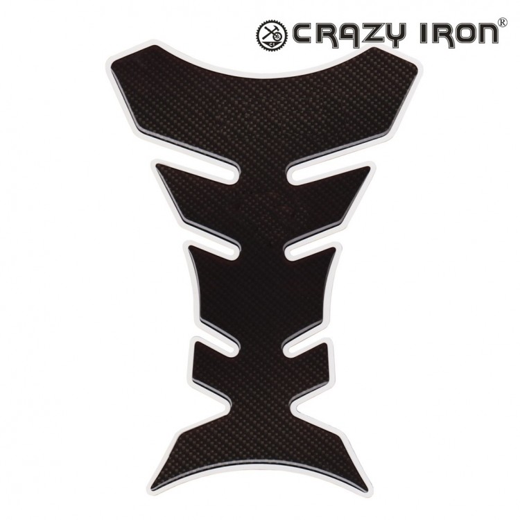 Наклейка на бак Crazy Iron, под карбон Fish