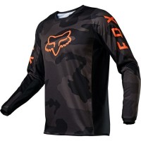 Мотоджерси подростковая Fox 180 Trev Youth Jersey (Black Camo, YXL, 2021)