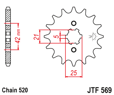 Звезда ведущая JTF569.15