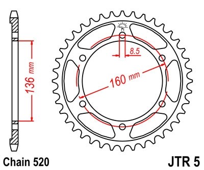 Звезда ведомая JTR5.47