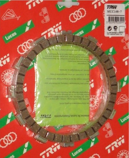Диски сцепления, фрикционные TRW MCC148-7 (FCD0146)