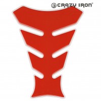 Наклейка на бак Crazy Iron , красный