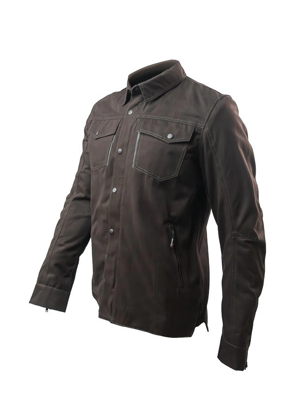 STARKS Моторубашка ROOM BIKER EVO муж. Темно-коричневый (M)