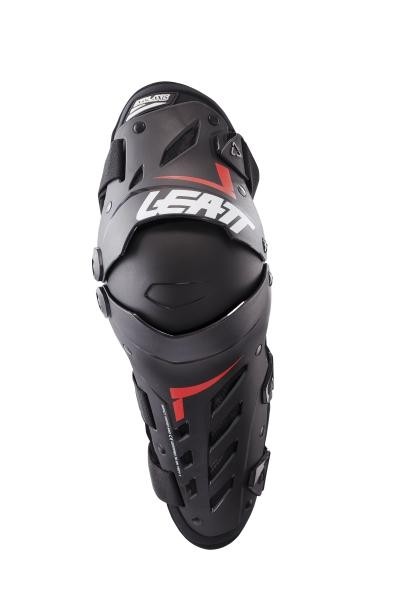 Наколенники Leatt Dual Axis Knee & Shin Guard (Black/Red, XXL, 2021)