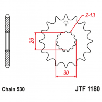 Звезда ведущая JTF1180.18RB