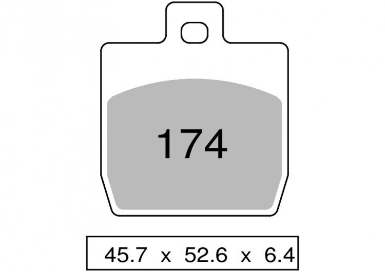 Колодки дискового тормоза Trofeo Organic 174  (LMP331) - S32
