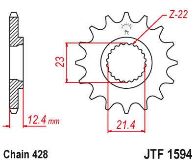 Звезда ведущая JTF1594.15
