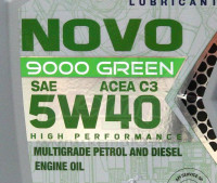 Моторное масло NOMAD Novo 9000 Green 5W-40 - 1л. ACEA C3