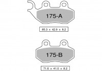 Колодки дискового тормоза Trofeo Organic 175  (LMP308, FDB2190)