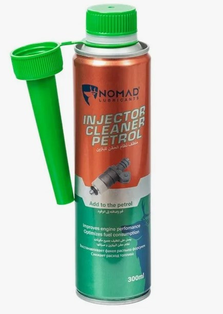 Добавка в бензин для очистки форсунок и клапанов  NOMAD Injector Cleaner  (300 мл.)