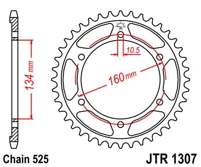 Звезда ведомая JTR1307.41