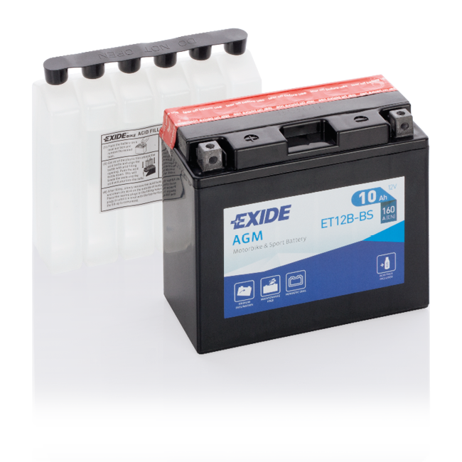 АКБ EXIDE ET12B-BS , YTX12B-BS 1212.1 (150х70х130)  10 Ач