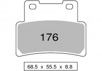 Колодки дискового тормоза Trofeo Sintered 176  (LMP444, FDB2216)