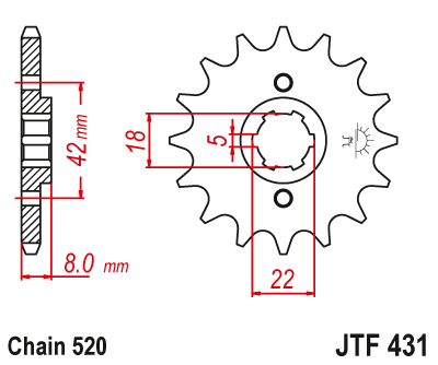Звезда ведущая JTF431.14
									купить с доставкой Звезда ведущая JTF431.14