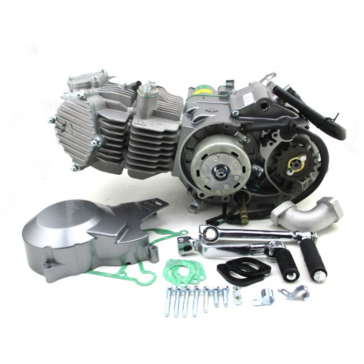 Двигатель в сборе YX 1P62FMK (W160-4V) 160см3, кикстартер, 4-х клапанный
