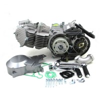 Двигатель в сборе YX 1P62FMK (W160-4V) 160см3, кикстартер, 4-х клапанный