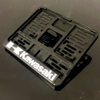 Рамка для номера NEW 190x145 "Kawasaki"