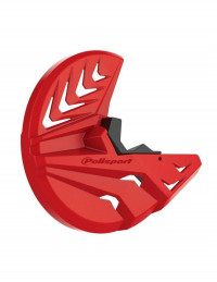 Защита переднего тормозного диска Polisport Beta 4T/2T 2019-24 (черн./красн.)