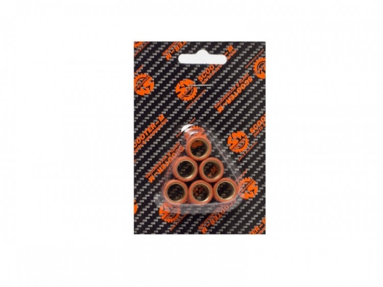 Ролики вариатора (компл. 6шт) 15x12 4,0гр  SCOOTER-M