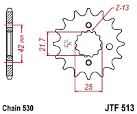 Звезда ведущая JTF513.13