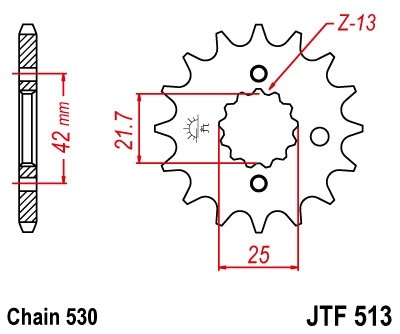 Звезда ведущая JTF513.13