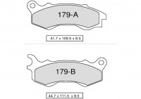Колодки дискового тормоза Trofeo Organic 179  (LMP473, FDB2256)