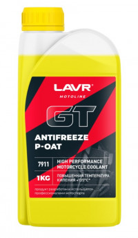 Антифриз для мотоцикла Lavr Moto GT  P-OAT 1л.