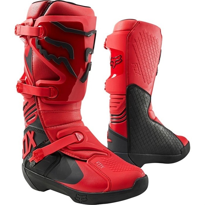 Мотоботы Fox Comp Boot (Flame Red, 12, 2021)