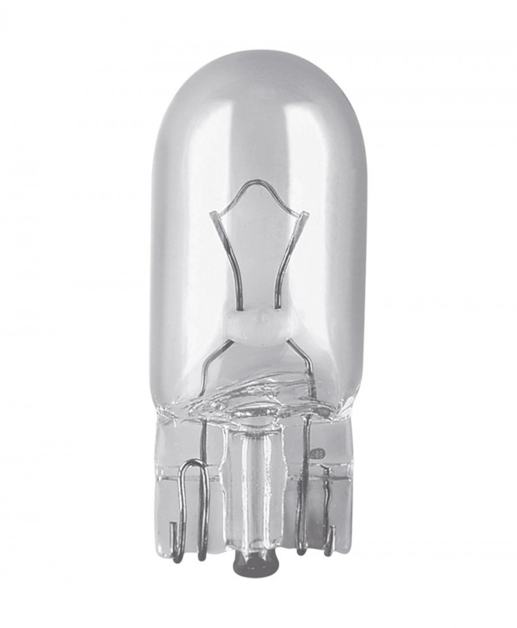 Лампа габаритов W5W T10 без цоколя прозрачная CN