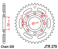 Звезда ведомая JTR279.33