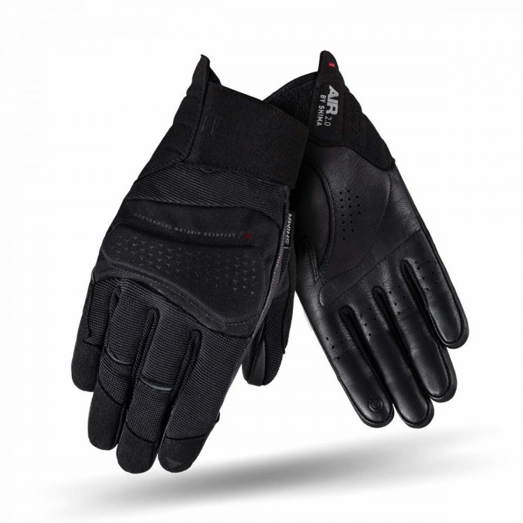 Мотоперчатки SHIMA AIR 2.0 MEN BLK M
