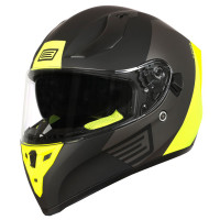 Шлем (интеграл) ORIGINE STRADA Layer, Hi-Vis желтый/титановый/черный матовый, L