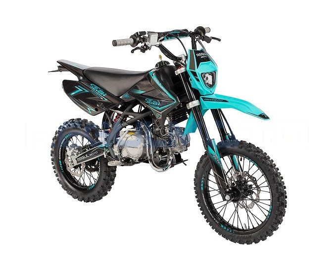 Питбайк Regulmoto Seven Medalist Pro 17/14 черный/синий