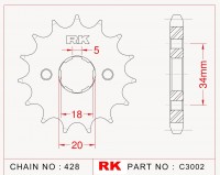 Звезда ведущая RK C3002-16 (JTF264.16)