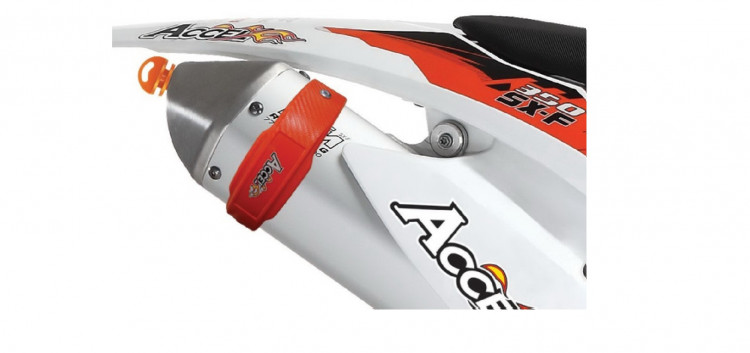 Защита бочки глушителя ACCEL 102-127 мм чёрный