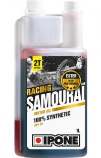 Масло моторное IPONE SAMOURAI Racing 2T - 1л. (100% синтетика)