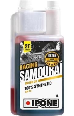 Масло моторное IPONE SAMOURAI Racing 2T - 1л. (100% синтетика)