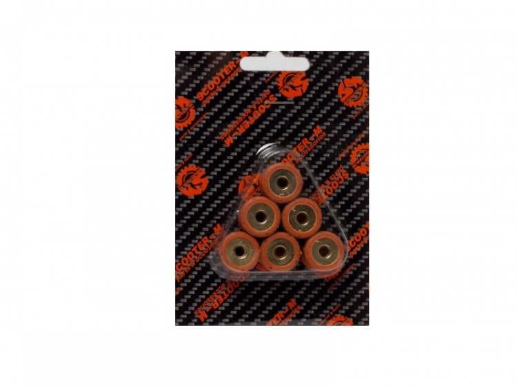 Ролики вариатора (компл. 6шт) 17x12 14,0гр  SCOOTER-M
