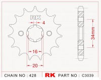 Звезда ведущая RK C3039-13 (JTF1263.13)