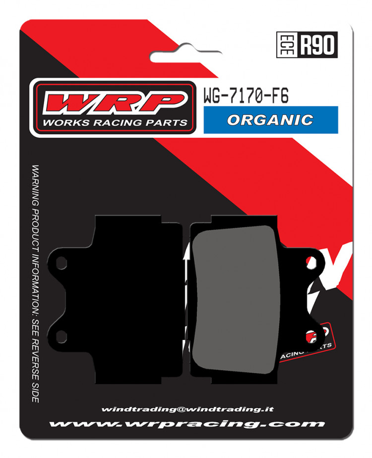 Тормозные колодки WRP WG-7170-F6 (LMP170 ST / FDB386 / FA104)