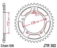 Звезда ведомая JTR302.43