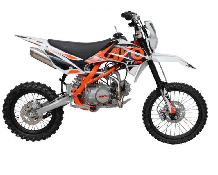Питбайк KAYO BASIC K125EM 17/14 KRZ (механ. сцепл., эл. стартер 2024 г.)