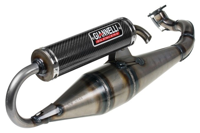 Глушитель Giannelli Shot V4 - Minarelli / Yamaha горизонт.